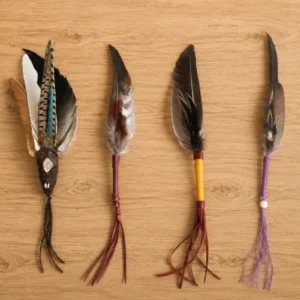 Abanicos de plumas