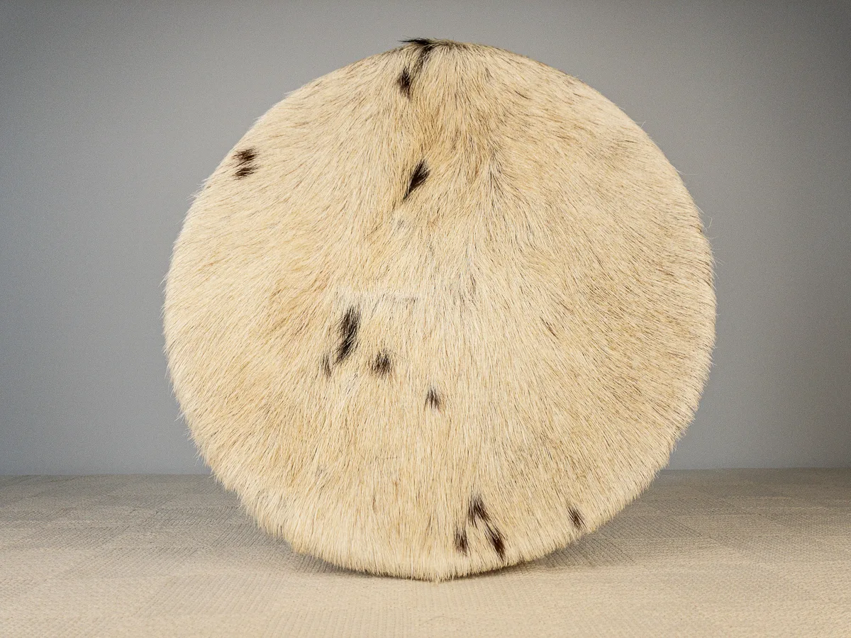 Tambor de cabra con pelo 37,5 cm - Imagen 4