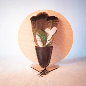 Abanico de plumas